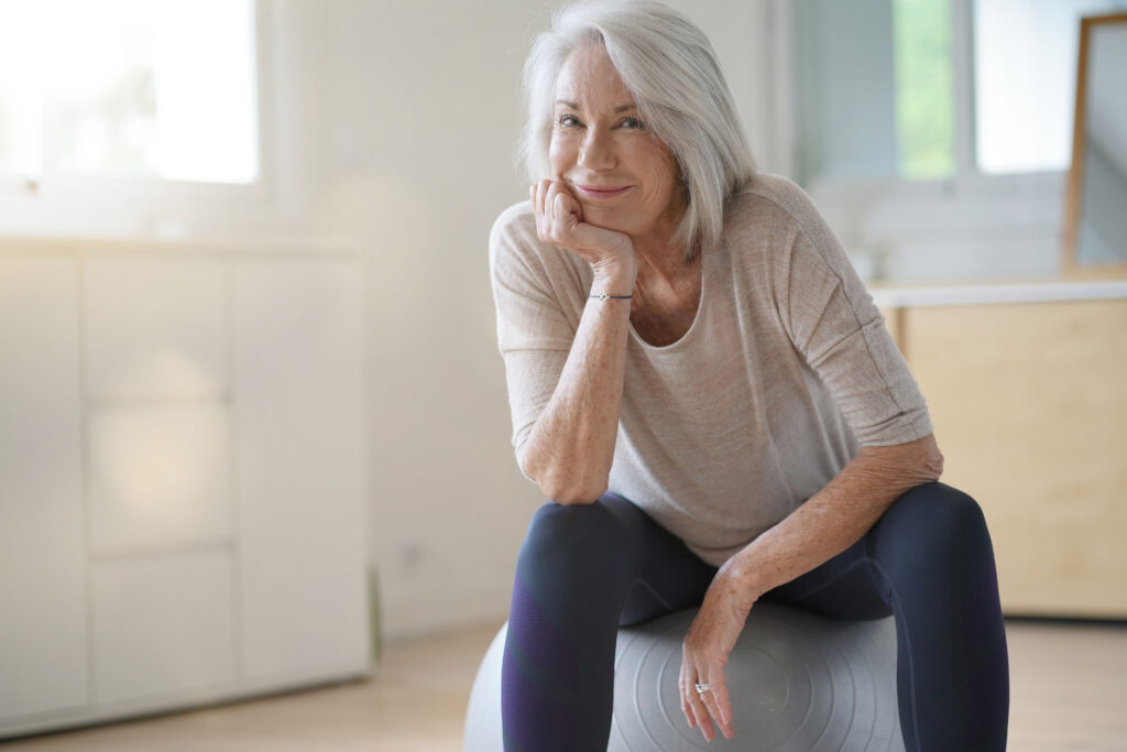 mulher na menopausa